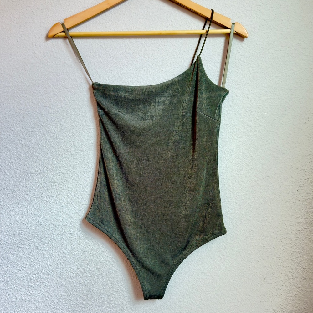 Womens Mable One Shoulder Bodysuit Size M